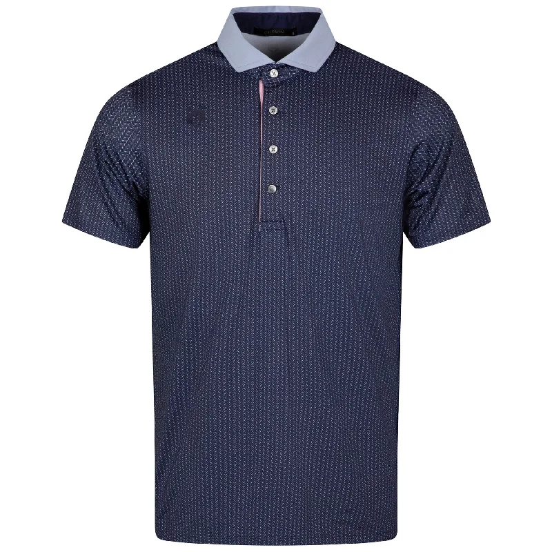 Men's vintage - inspired retro polo shirts with unique patternsHerringbow Polo Maltese - AW24