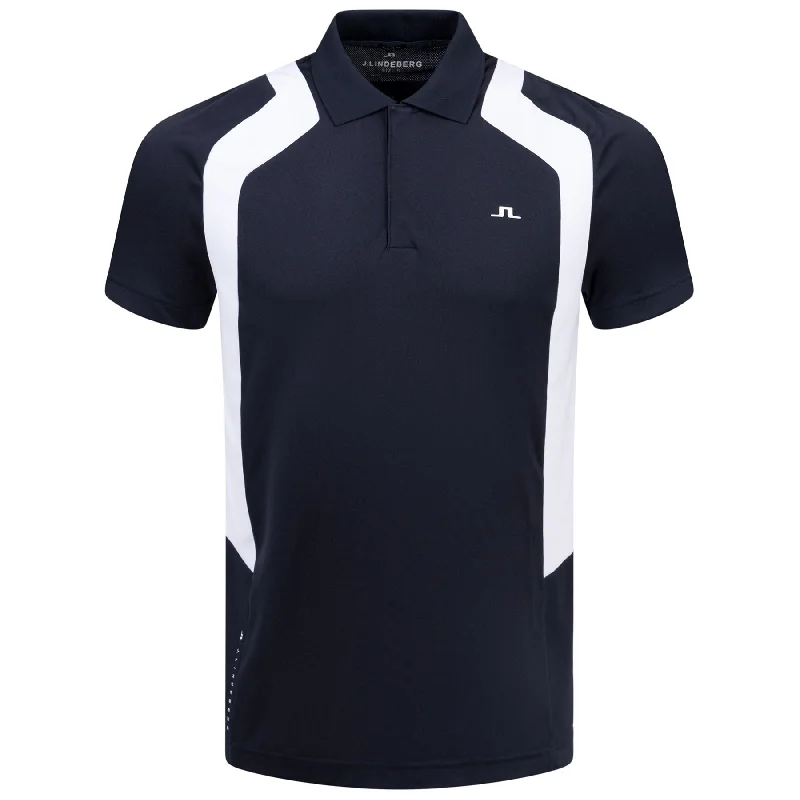 Men's luxury cashmere blend polo shirts in solid colorsLegacy Regular Fit Polo JL Navy - AW24