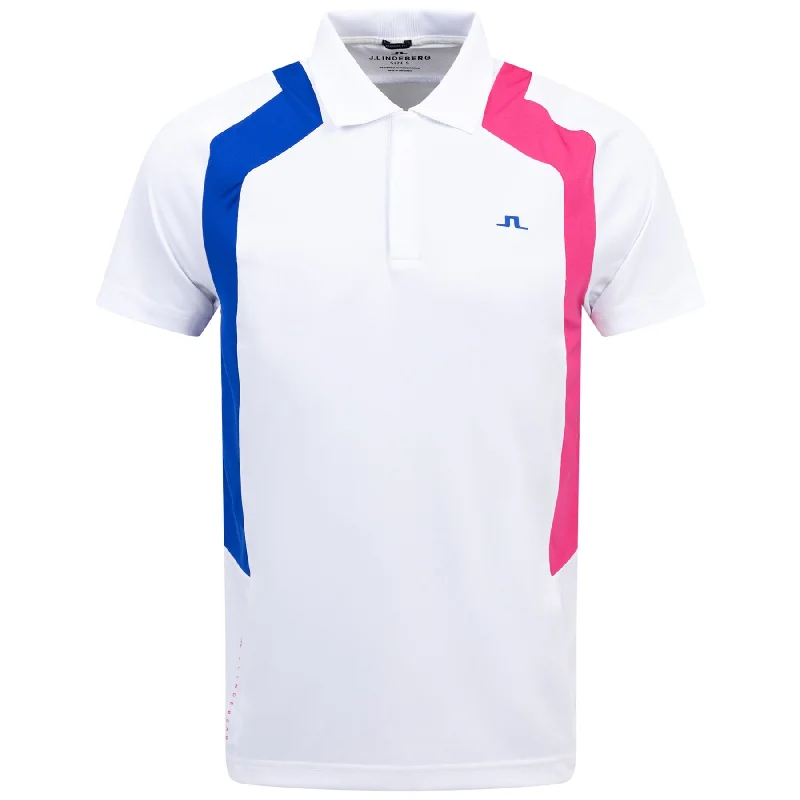 Men's stretchable athletic polo shirts for fitness workoutsLegacy Regular Fit Polo White - AW24