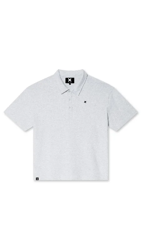 POLO PATCH LIGHT GREY MELANGE