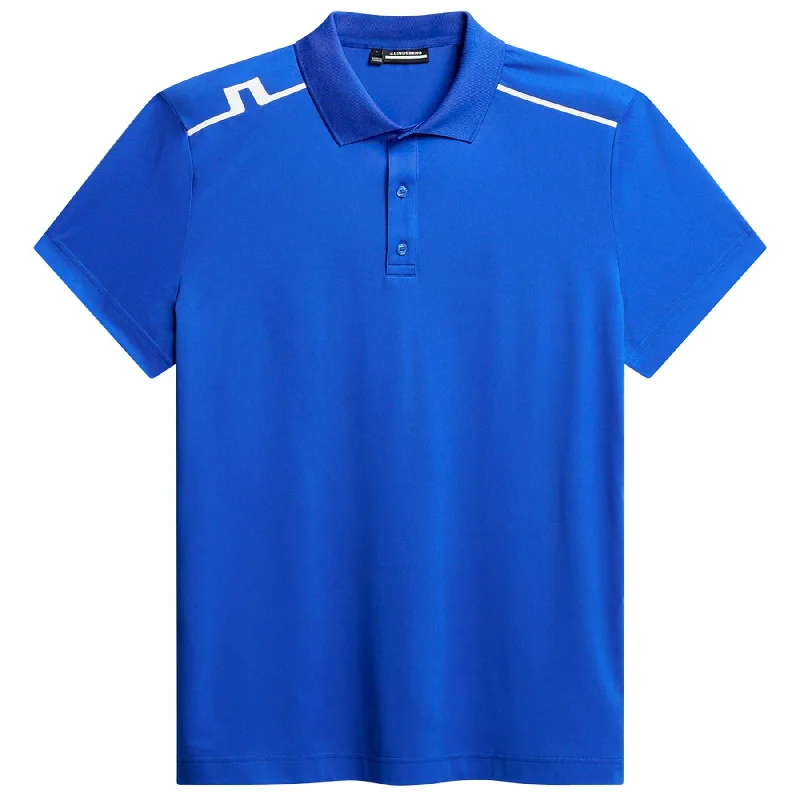 Men's jacquard woven polo shirts with intricate designsLionel Regular Fit Polo Club Blue - AW24