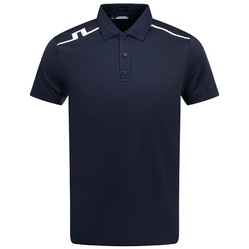 Men's stretchable athletic polo shirts for fitness workoutsLionel Regular Fit Polo JL Navy - AW24