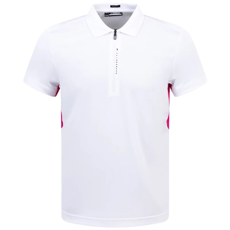 Men's plus size golf polo shirts in moisture wicking fabricNero Regular Fit Polo White - AW24