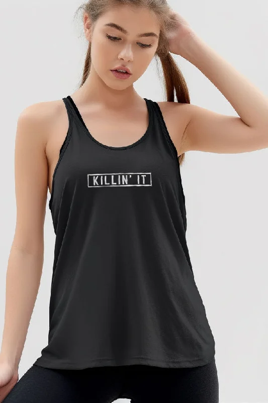 Polo Athletica Women's Killin' It Printed Activewear Tank Top