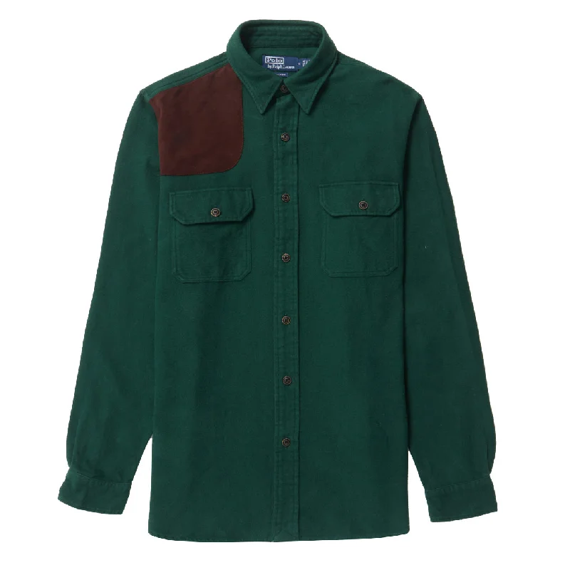 Polo Ralph Lauren Brushed Cotton Twill Classic Fit Shirt Northwest Pine