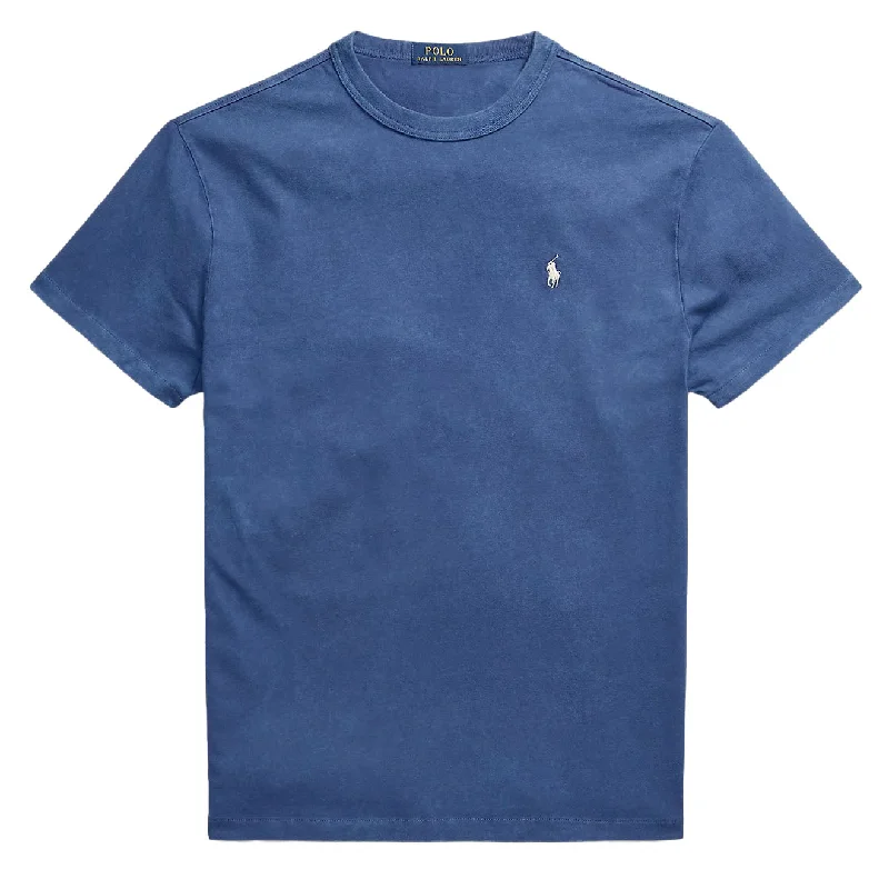 Men's UV - protection t - shirts for outdoor activities in the sunPolo Ralph Lauren Classic Fit Jersey Crewneck T-Shirt Light Navy