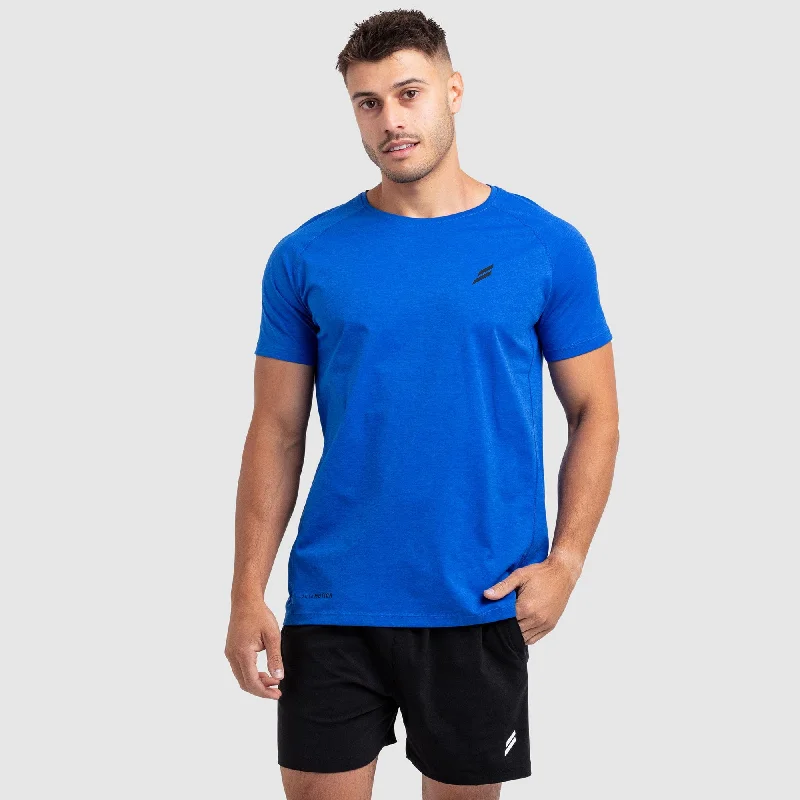 Men's thermal t - shirts with a high - neck design for cold weatherPuremotion Tee V3 - Olympian Blue