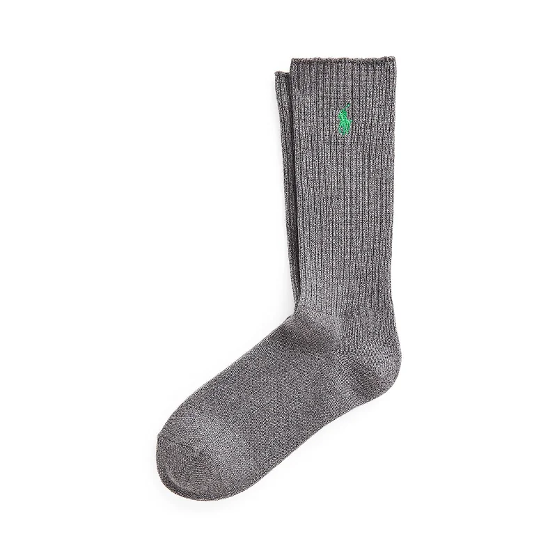 Polo Ralph Lauren - Cotton Blend Crew Socks - Dark Grey