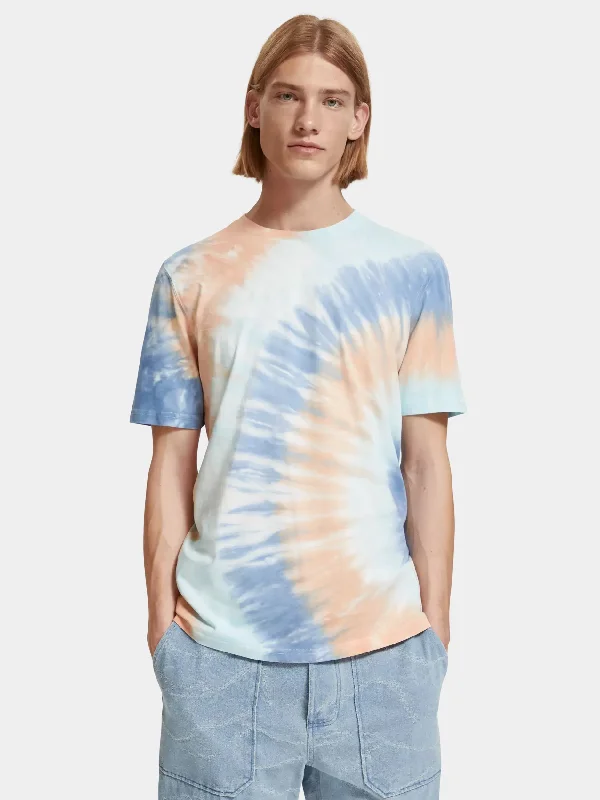 Men's thermal t - shirts with a high - neck design for cold weatherRegular tie-dyed t-shirt