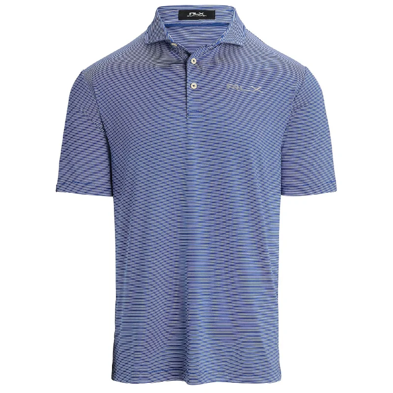 Men's vintage - inspired retro polo shirts with unique patternsRLX Airflow Jersey Polo Annapolis Blue - AW24