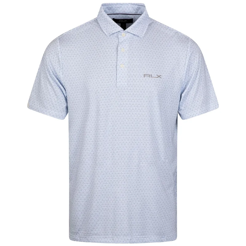 Men's reversible polo shirts with two different looksRLX Classic Fit Printed Airflow Polo Ceramic White - AW24