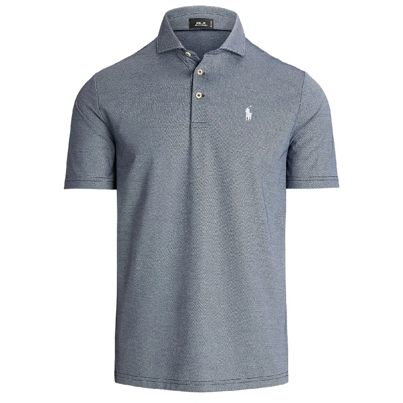 Men's budget - friendly basic polo shirts in multiple colorsRLX Tour Knit Pique Polo Refined Navy - 2024