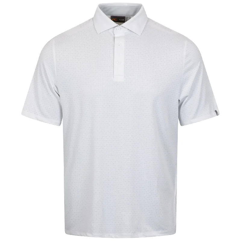 Men's UV - protected polo shirts for outdoor gardeningSavin Structure Polo White/Alloy - 2024