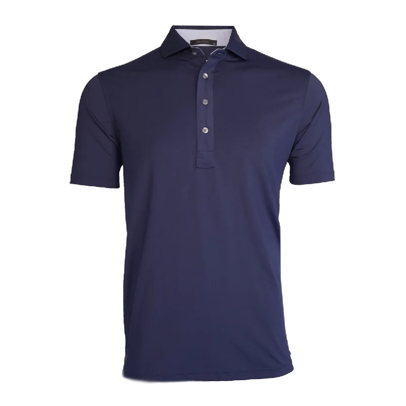 Men's two - tone stripe polo shirts with a preppy styleTala Polo