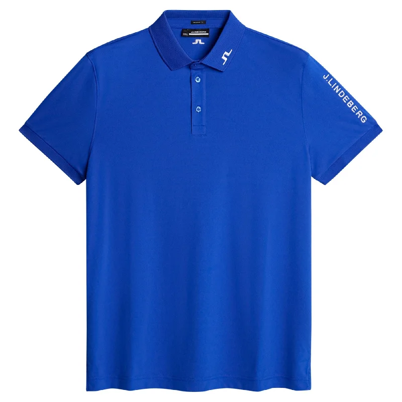 Men's antimicrobial polo shirts for odor - free daily wearTour Tech Regular Fit Polo Club Blue - AW24