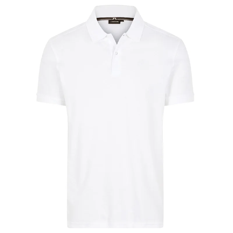 Men's color - block polo shirts with a bold fashion statementTroy Slim Fit Pique Polo White - 2024