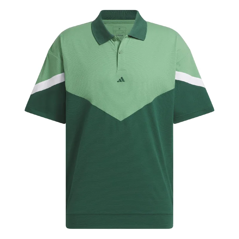 Men's breathable cotton blend polo shirts for summer outingsUlitmate365 Sport Polo Green/Navy - AW24