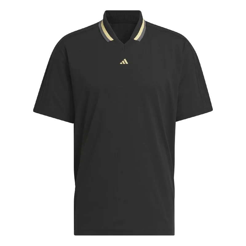 Men's vintage - inspired retro polo shirts with unique patternsUltimate365 Golf Jersey Polo Black - AW24